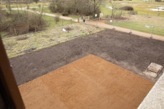 March 2018: The common side of the tower undergoing groundworks